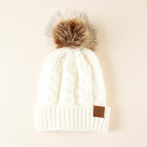 Penshaw Cable-Knit Beanie  |  Womens Hats Accessories Hats