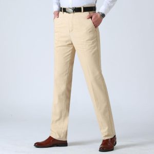 Suede Sateen Tailored Trousers  |  Mens Pants & Shorts Clothing Mens