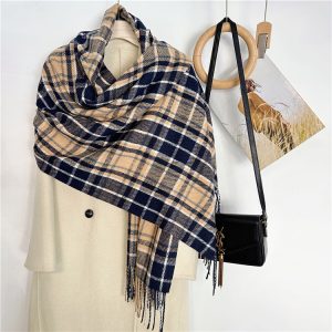 Tartan Lambswool Scarf  |  Mens Scarves & Handkerchiefs Accessories Mens