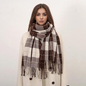 Hailes Tartan Scarf  |  Womens Scarves & Wraps Accessories Scarves & Wraps